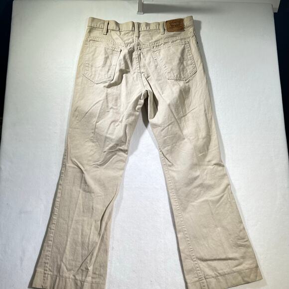 Levi Strauss & Co 646 Flare Leg Jean Bell Bottom VINTAGE 1974 36W X 30L(Altered - Picture 3 of 16